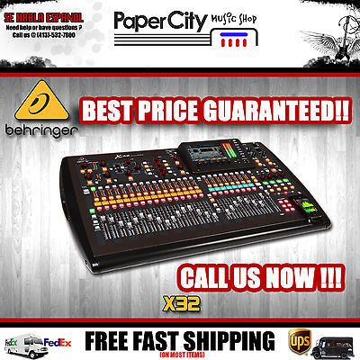 X32 NEW MIXER 32 CHANNEL 16 BUS TOTAL RECALL DIGITAL MIXING CONSOLE