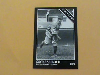 1993 Conlon Collection #975 SOCKS SEIBOLD Braves