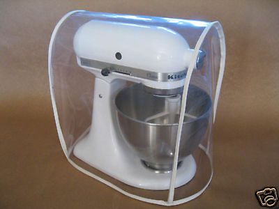 CLEAR MIXER COVER fits KitchenAid Tilt Head   WHITE trim