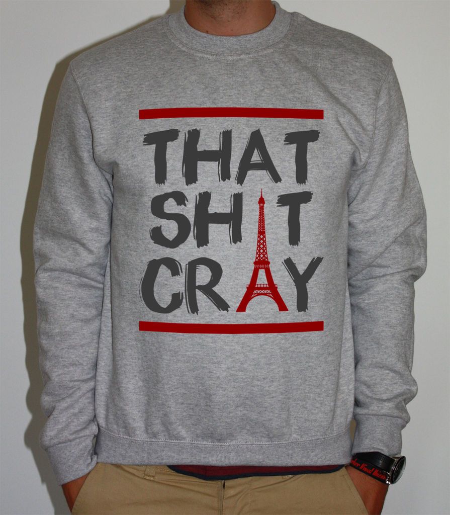 JAY Z WATCH THE THRONE THAT SH*T CRAY BALL SO HARD SWEATER SWEATSHIRT