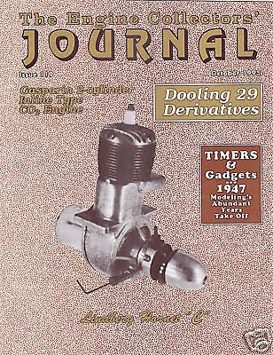 Dooling Lindberg Hornet Gasparin Inline CO2 Engine Collectors Journal