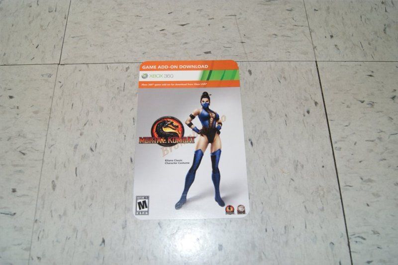 Mortal Kombat Classic KITANA Costume DLC Code Xbox 360