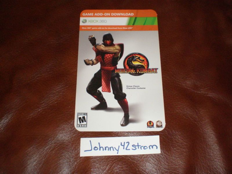 Mortal Kombat 360 Ermac Classic Costume DLC Skin Ninja