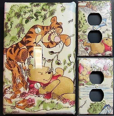 Winnie the Pooh custom Light Switch wall plate covers kids room