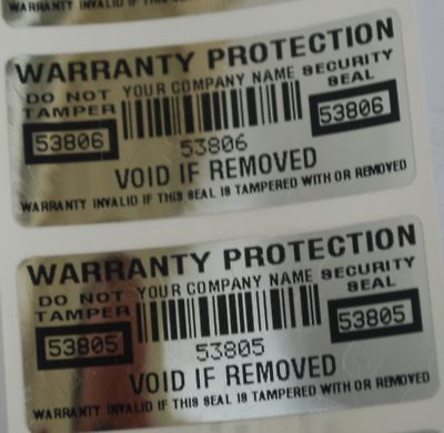 1000 CUSTOM PRINTED WARRANTY VOID STICKERS GR8 4 XBOX PS3 PC