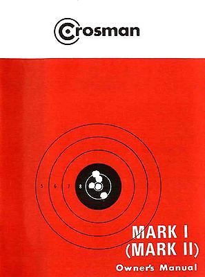 Newly listed Crosman Model Mk I & Mk II Manual   1970