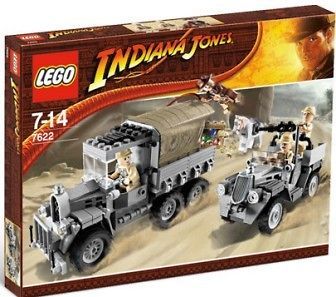 LEGO 7622   INDIANA JONES   Race for the Stolen Treasure   2008   VHTF