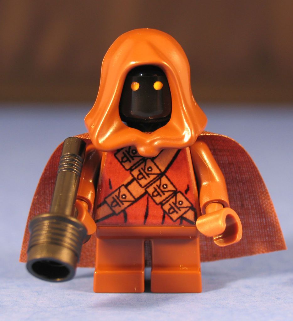 WARS custom minifigure JAWA / JAWAS Tatooine + Cape, hood & blaster