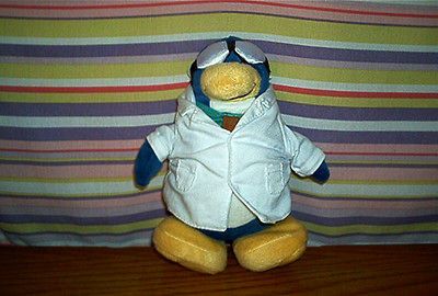 DISNEY Club Penguin Stuffed Plush GARY THE GADGET GUY~New