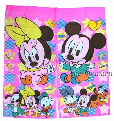 Newly listed MICKEY MINNIE MOUSE Window Cover Door Curtain Screen PK