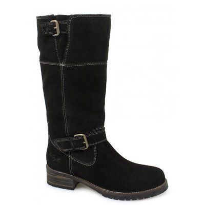 Wrangler Cyril Womens Ladies Warm Sheepskin Soft Suede Calf Length