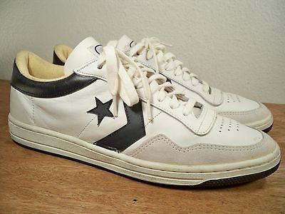 Vintage CONVERSE NBA PLAYERS Mens White Leather Tennis Sneakers Shoes