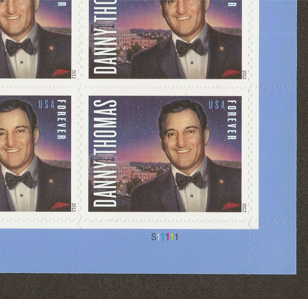 45c) Danny Thomas (forever) 2012 Issue   MNH Sheet of 20