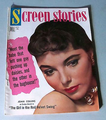 ) Screen Stories ~ Joan Collins, James Dean, Sal Mineo, Audie Murphy