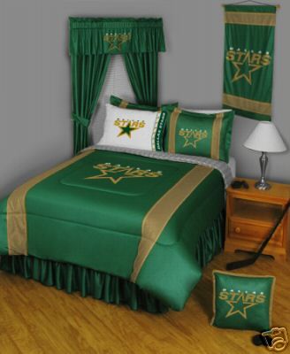 DALLAS STARS 5PC TWIN BEDDING SET Hockey NHL NEW