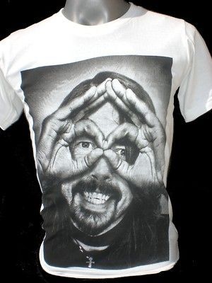 Dave Grohl T shirt S M L XL Foo Fighters White Unisex