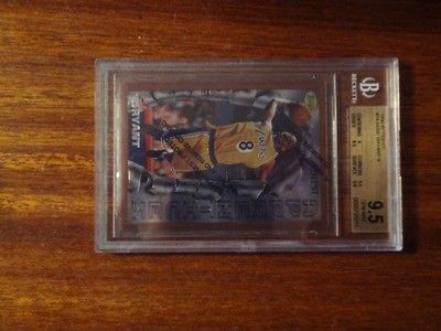 1996 97 TOPPS FINEST KOBE BRYANT 9.5 GEM MINT ROOKIE WITH PEEL READ