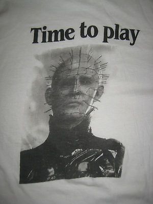 VTG 1980s Hellraiser t shirt, GLOW IN THE DARK, horror movie promo