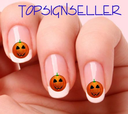 20 Nail Art Stickers Transfers Decals #408   Skeleton Halloween peel