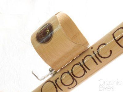 Organic Bikes Bamboo Waterbottle Cage, Silver