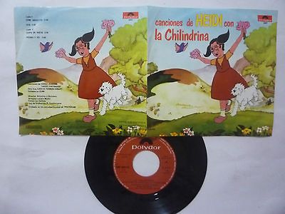 CHILINDRINA  CANCIONES DE HEIDI  POLYDOR 1978   IN SPANISH   MEXICAN