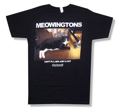 DEADMAU5   CAT MEOWINGTONS TECHNO BLACK T SHIRT   NEW ADULT X SMALL