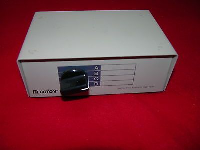 RECOTON DATA SWITCH A/B/C/D DATA TRANSFER SWITCH