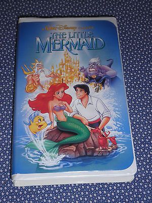 THE LITTLE MERMAID vhs RARE BANNED RECALLED Cover Art DISNEY Classic