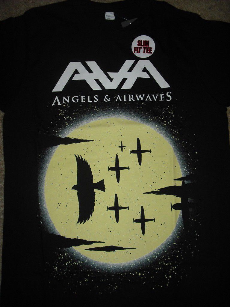 ANGELS & AIRWAVES Crow Moon T Shirt **NEW Slim Fit