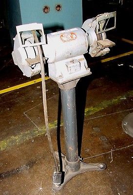 75HP 8 Whl Dia Dayton PEDESTAL GRINDER