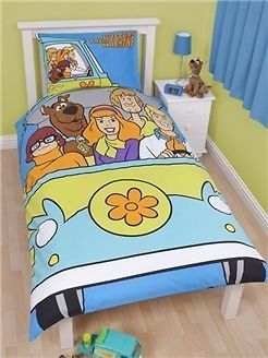 SCOOBY DOO SINGLE bed REVERSIBLE QUILT DOONA COVER SET