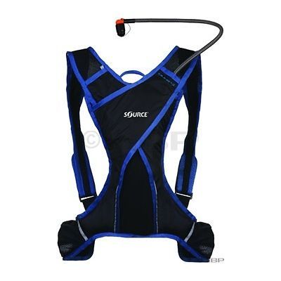 Source Mens Dune Hydration Pack Black/Blue 50oz Cycling Hiking