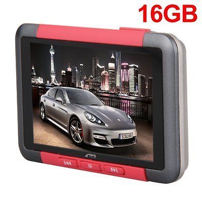 Red 16GB USB 1.1  MP4 MP5 FM Radio E book Audio Video Player 3 TFT