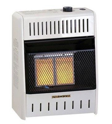 PROCOM ML100TPA 2 PLAQUE LP VENT FREE GAS WALL HEATER W/ AUTO