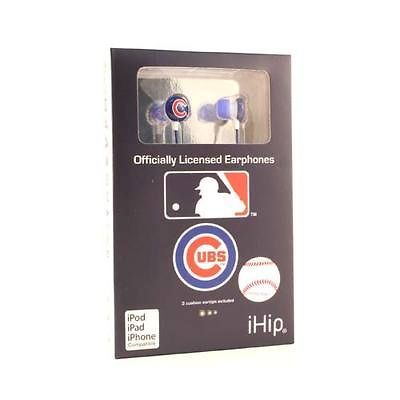 CHICAGO CUBS iHip Earphones   Noise Isolating, HiFi Sound