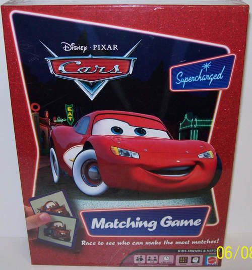 Disney Pixars CARS Matching Game Sally Mcqueen NEW