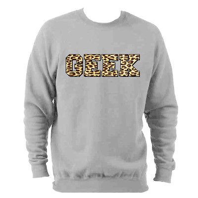 DOPE GEEK LEOPARD PRINT TRILL SWEATSHIRT OFWG HIPSTER SKATE JUMPER MEN