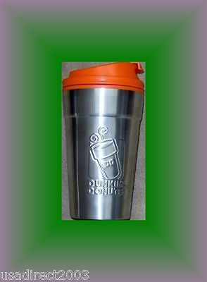 Dunkin Donuts Tumbler DD Coffee Tea Tumbler Mug Steel 14 oz Brand New