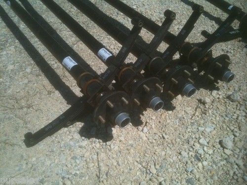 Trailer Axle 3.5K IDLER COMPLETE w/ SPRINGS & HUBS