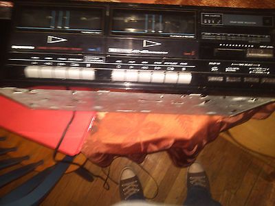 Vintage Sanyo dual cassette dec. model RDW41