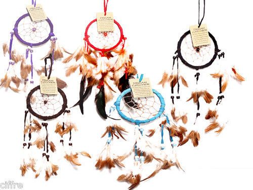 30cm Real Leather Dreamcatcher Dream Catcher Good Dreams Car Children