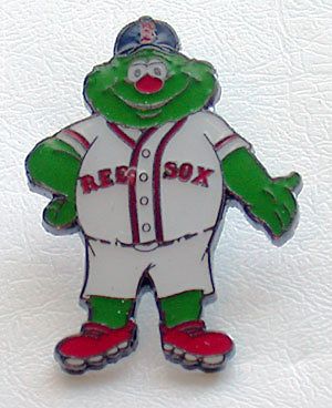 BOSTON RED SOX MASCOT WALLY THE GREEN MONSTER PIN