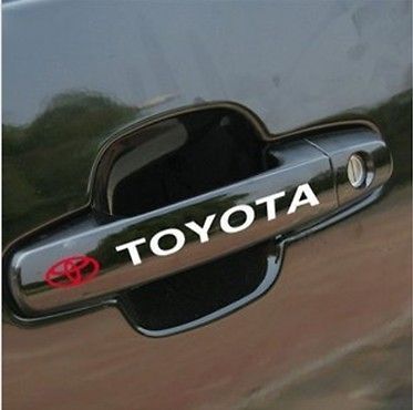 FANTASTIC CAR HANDLE STICKERS FOR TOYOTA CAR STICKER CAR STICKER DECAL