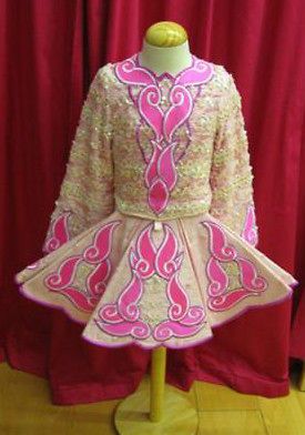 00103Q Stunning Gavin Doherty Irish Dance/Dancing Solo Dress Age 6 8