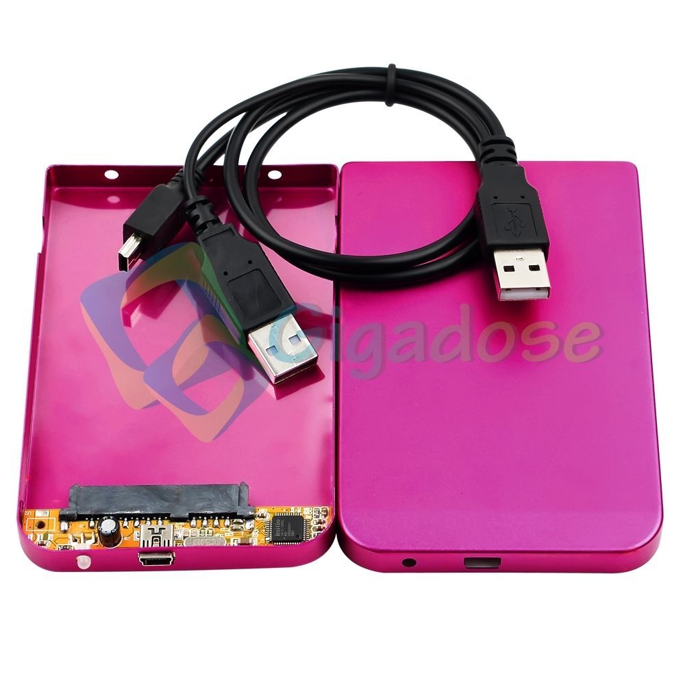 USB SATA Hard Disk Enclosure Case Housing Box For Windows 7 Hot