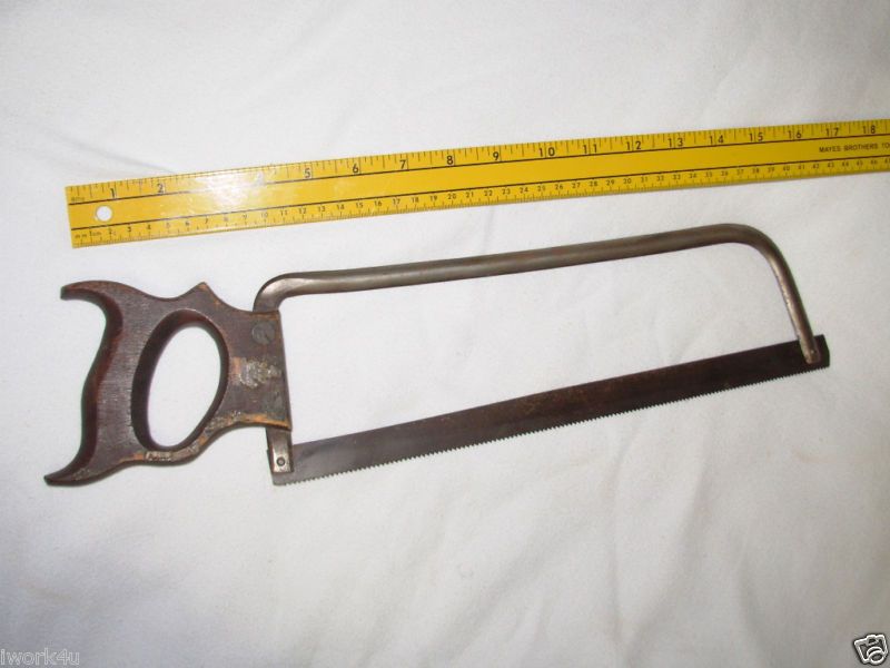 Antique C.W. Dunlap Split Nuts Meat Hack Saw