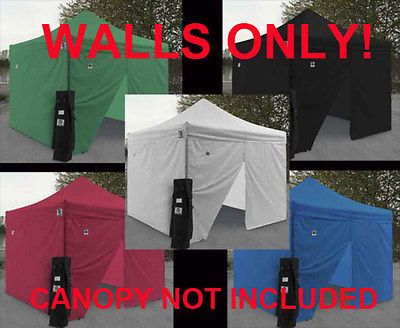 New EZ Pop Up Canopy Sidewalls 10 x 10 Tent 10x10 Sidewall Canopies