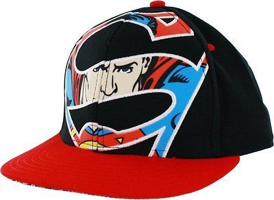 DC COMICS SUPERMAN GIANT SUBLIMATION LOGO ADJUSTABLE SNAPBACK MEN