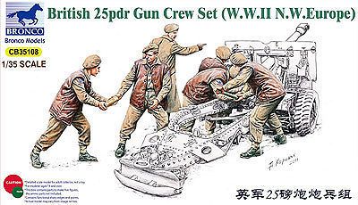 Bronco 1/35 25pdr Gun Crew Set #35108