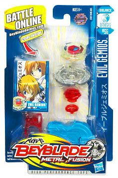 Beyblade Metal Fusion Top Evil Gemios #BB56